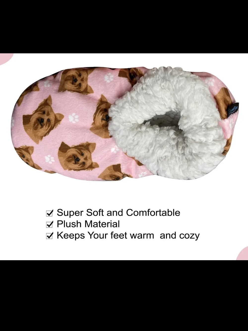 Yorkie Slippers - Picture 3 of 3